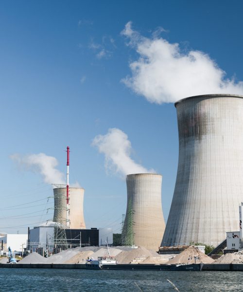 Tihange,Nuclear,Power,Station,In,Belgium